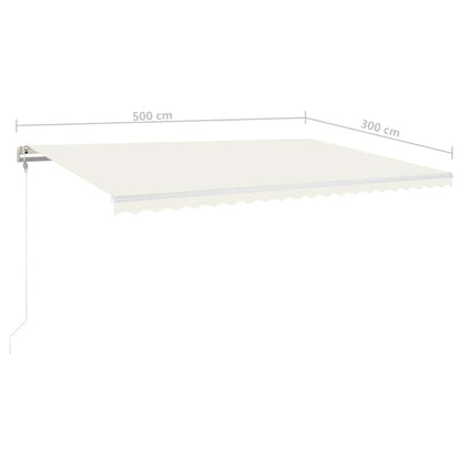 Luifel Automatisch Met Led En Windsensor Kleur 500 x 300 cm