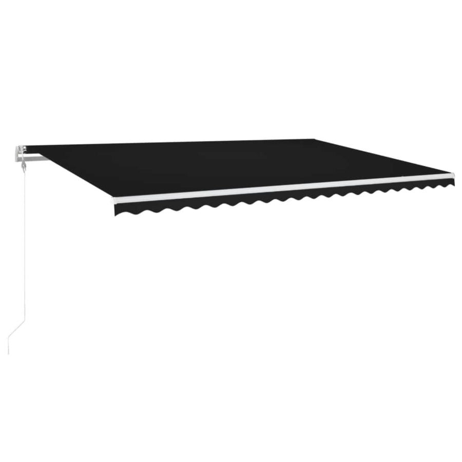 Luifel Automatisch Met Led En Windsensor 500X300 Cm Antraciet 500 x 300 cm
