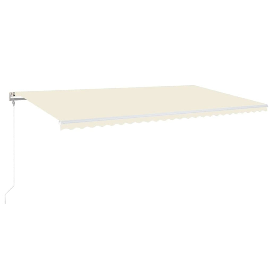 Luifel Automatisch Met Led En Windsensor 600X300 Cm Crèmekleur 600 x 300 cm