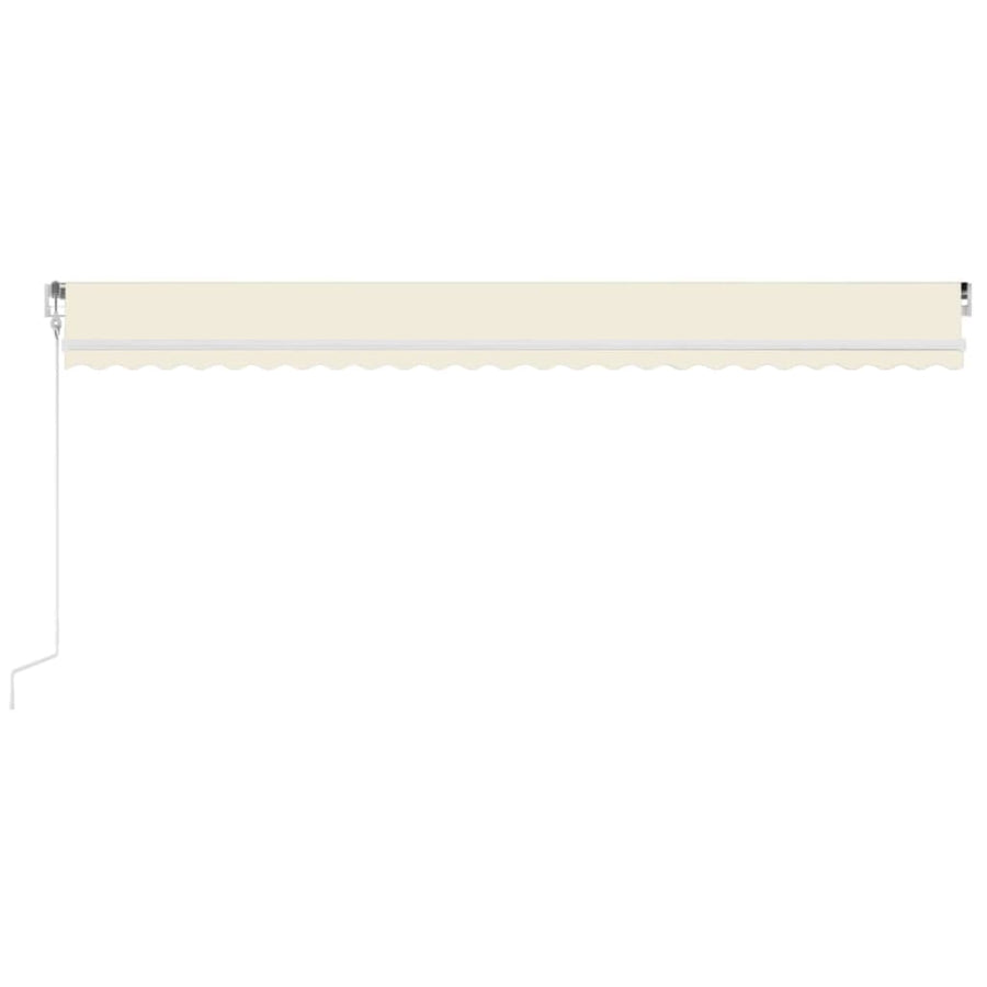 Luifel Automatisch Met Led En Windsensor 600X300 Cm Crèmekleur 600 x 300 cm