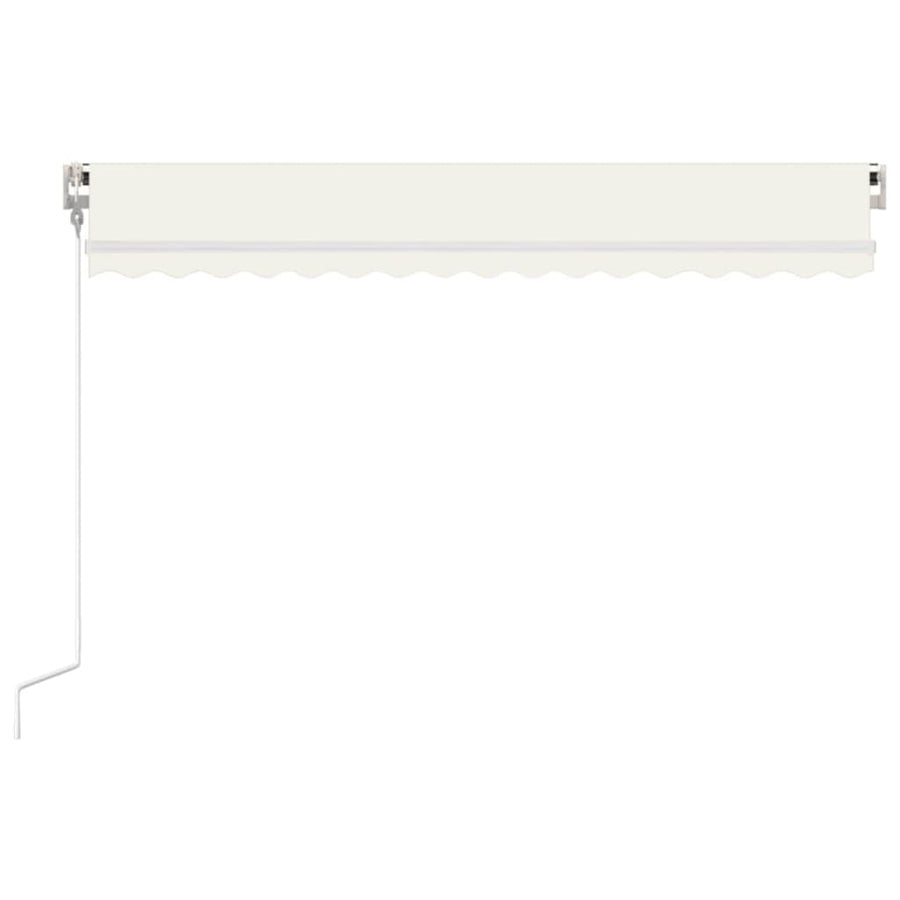 Luifel Automatisch Uittrekbaar Kleurig 400 x 350 cm Crème