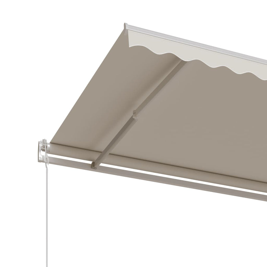 Luifel Automatisch Uittrekbaar Kleurig 400 x 350 cm Crème