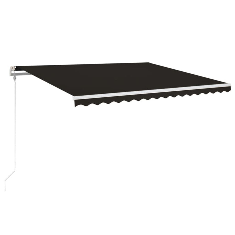 Luifel Automatisch Uittrekbaar Kleurig 400 x 350 cm Antraciet