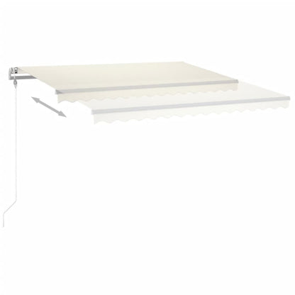 Luifel Automatisch Met Led En Windsensor Kleur 400 x 350 cm Crème