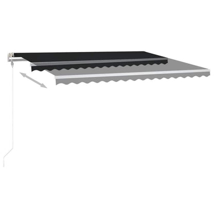 Luifel Automatisch Met Led En Windsensor 400 x 350 cm Antraciet