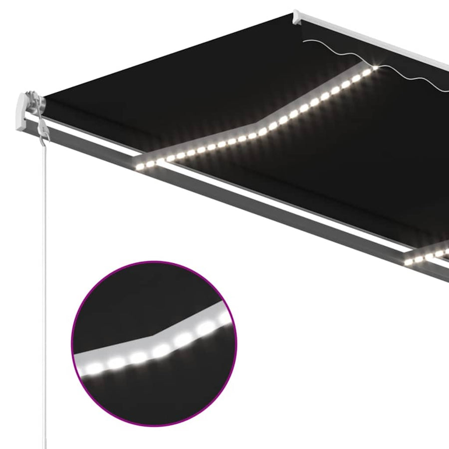 Luifel Automatisch Met Led En Windsensor 400 x 350 cm Antraciet