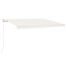 Luifel Handmatig Uittrekbaar Kleurig 450 x 350 cm Crème