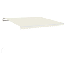 Luifel Automatisch Uittrekbaar Kleurig 450 x 350 cm Crème