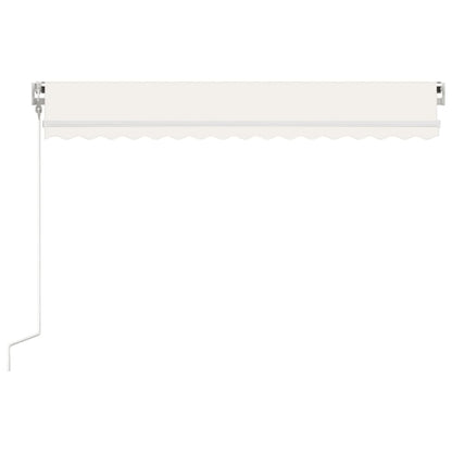 Luifel Automatisch Uittrekbaar Kleurig 450 x 350 cm Crème