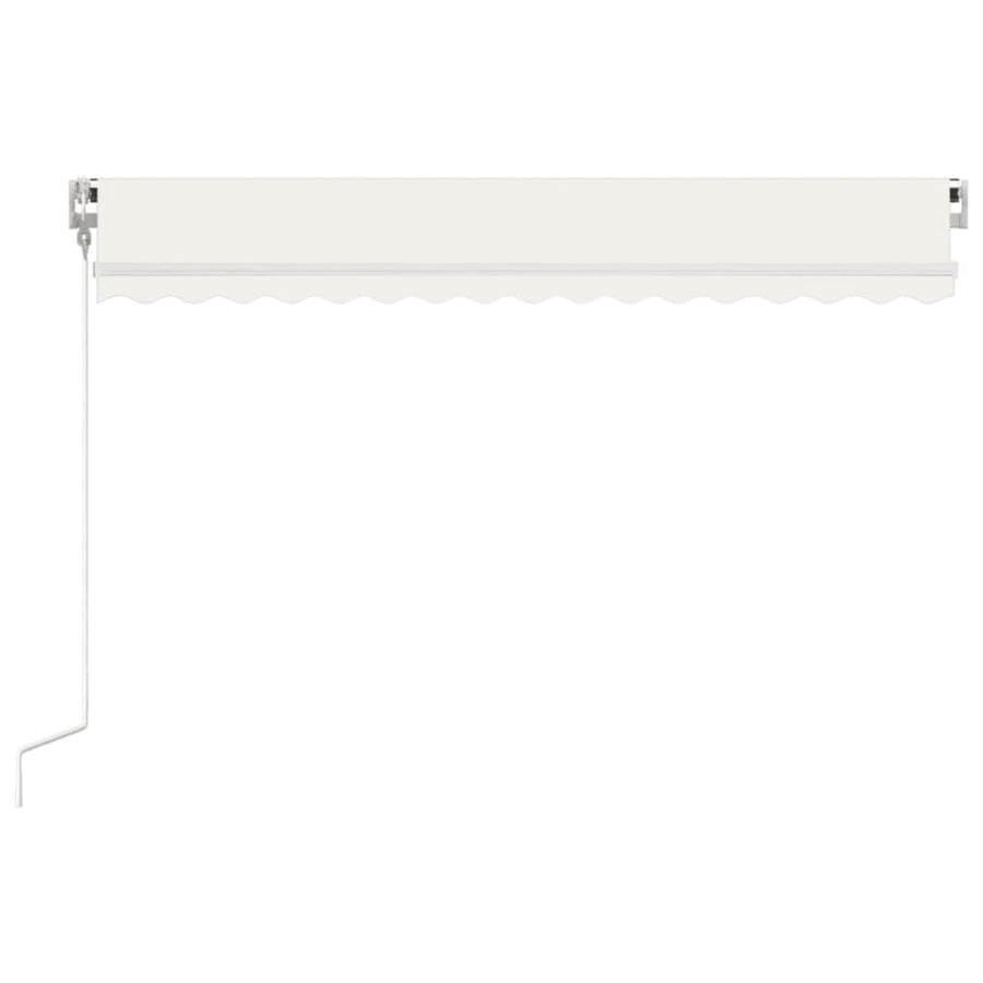 Luifel Automatisch Uittrekbaar Kleurig 450 x 350 cm Crème