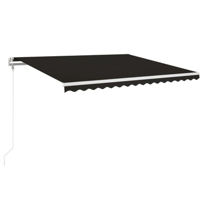 Luifel Automatisch Uittrekbaar Kleurig 450 x 350 cm Antraciet