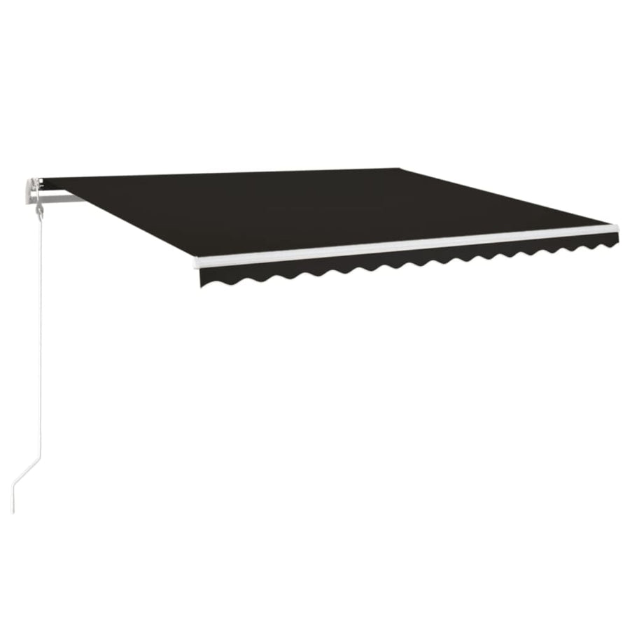 Luifel Automatisch Uittrekbaar Kleurig 450 x 350 cm Antraciet