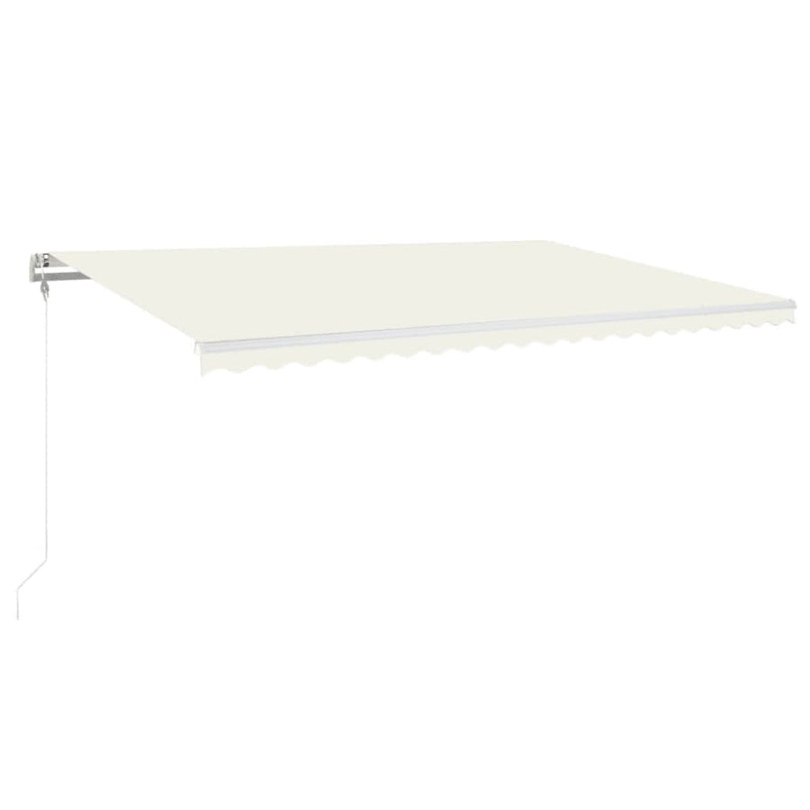 Luifel automatisch uittrekbaar 500x350 cm crèmekleurig