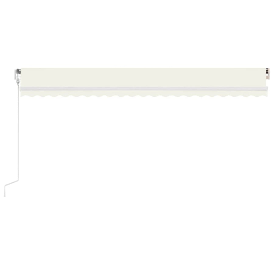 Luifel automatisch uittrekbaar 500x350 cm crèmekleurig