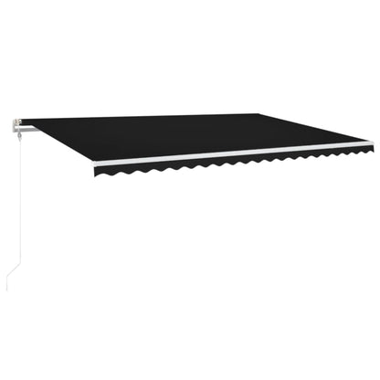 Luifel automatisch uittrekbaar 500x350 cm antracietkleurig