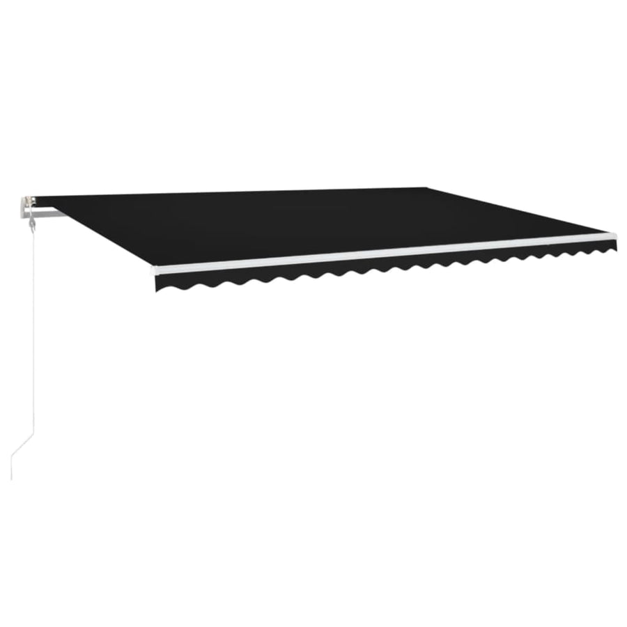 Luifel automatisch uittrekbaar 500x350 cm antracietkleurig