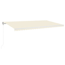 Luifel Automatisch Met Led En Windsensor Kleur 600 x 350 cm Crème
