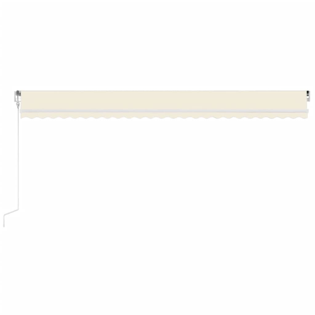 Luifel Automatisch Met Led En Windsensor Kleur 600 x 350 cm Crème