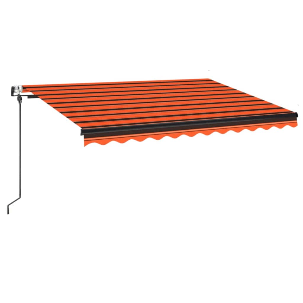 Luifel Automatisch Uittrekbaar 300X250 Cm Oranje En Bruin