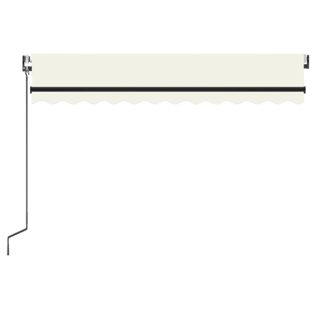 Luifel Automatisch Uittrekbaar Kleurig 350 x 250 cm Crème