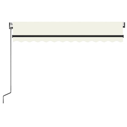 Luifel Automatisch Uittrekbaar Kleurig 350 x 250 cm Crème
