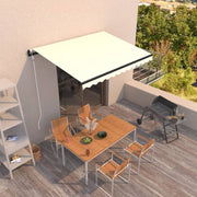 Luifel automatisch uittrekbaar 350x250 cm crème
