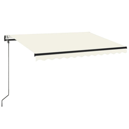 Luifel Automatisch Met Led En Windsensor Kleur Crème 350 x 250 cm
