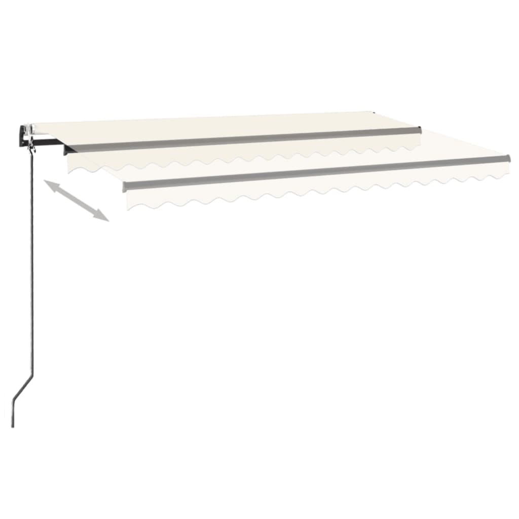 Luifel Automatisch Uittrekbaar 400X300 Cm Crèmekleurig