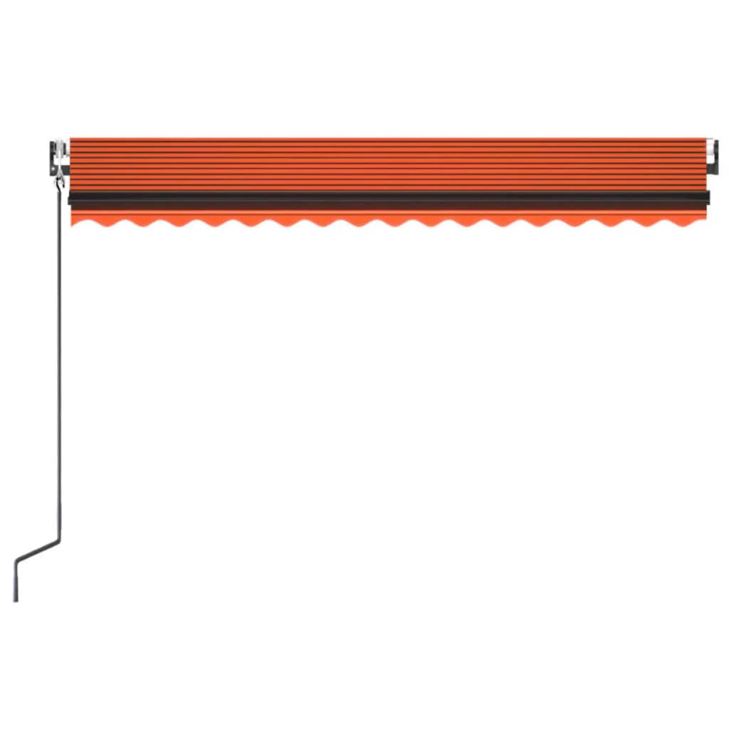 Luifel Automatisch Uittrekbaar 400X300 Cm Oranje En Bruin