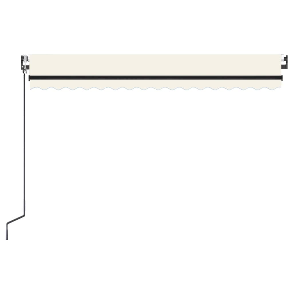 Luifel Automatisch Uittrekbaar Kleurig 450 x 300 cm Crème