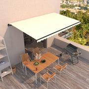 Luifel 500x300 cm crèmekleurig