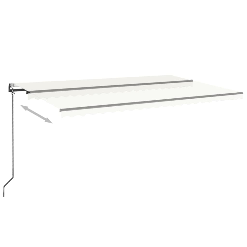 Luifel Automatisch Uittrekbaar Kleurig Crème 500 x 300 cm