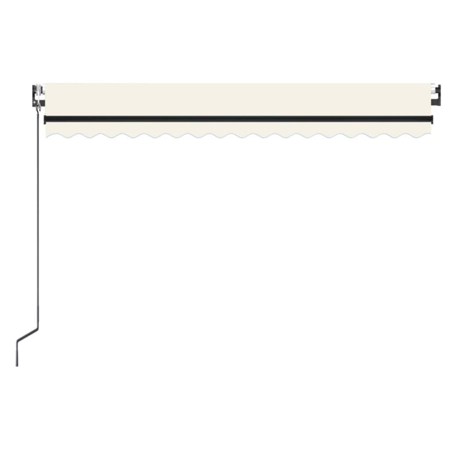 Luifel Automatisch Uittrekbaar Kleurig 400 x 350 cm Crème