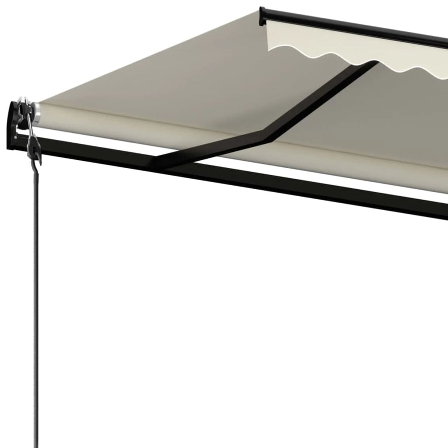 Luifel Automatisch Uittrekbaar Kleurig 400 x 350 cm Crème