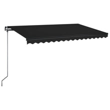 Luifel handmatig uittrekbaar 450x350 cm antracietkleurig 450 x 350 cm Antraciet