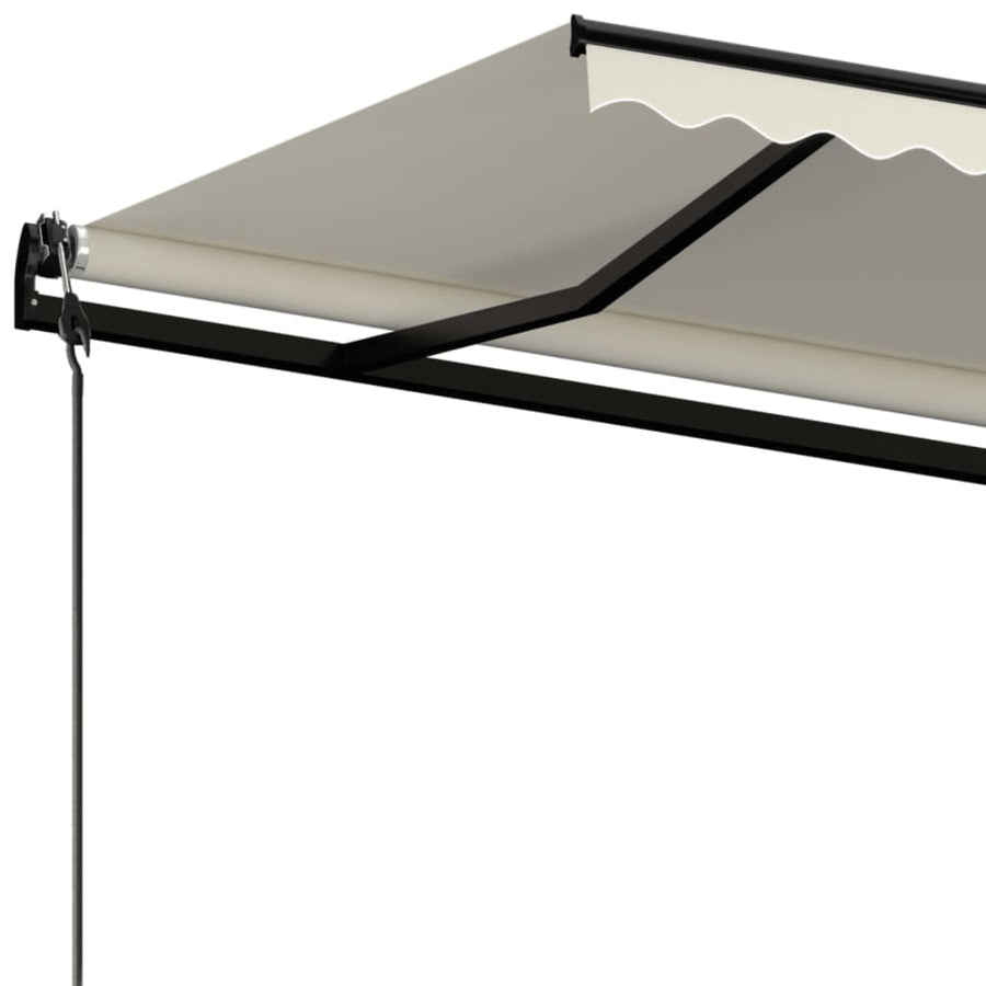 Luifel automatisch uittrekbaar 500x350 cm crèmekleurig