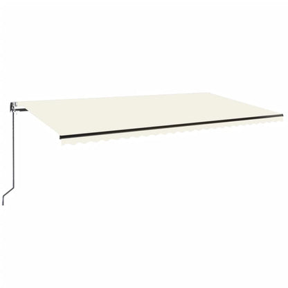 Luifel Automatisch Uittrekbaar Kleurig 600 x 350 cm Crème