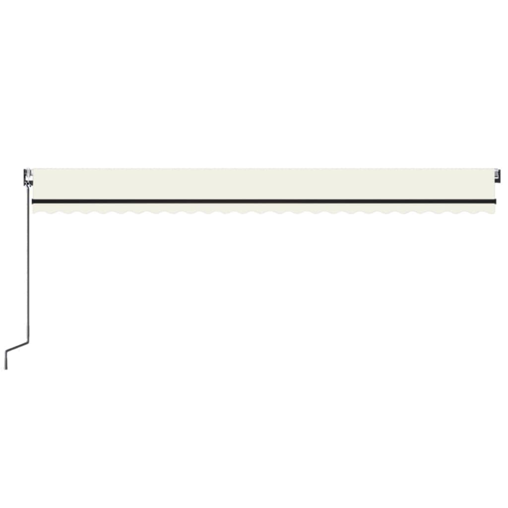 Luifel Automatisch Uittrekbaar Kleurig 600 x 350 cm Crème