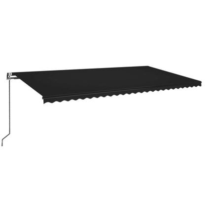 Luifel Automatisch Uittrekbaar Kleurig 600 x 350 cm Antraciet