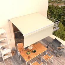 Luifel Handmatig Uittrekbaar Met Rolgordijn 3,5X2,5 M 3.5 x 2.5 m Crème