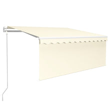 Luifel Automatisch Uittrekbaar Rolgordijn 3,5X2,5 M Kleur 3.5 x 2.5 m Crème