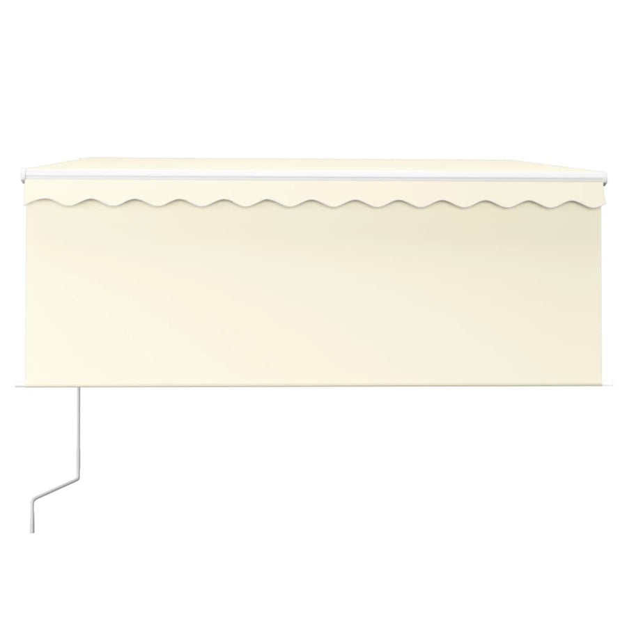 Luifel Automatisch Uittrekbaar Rolgordijn 3,5X2,5 M Kleur 3.5 x 2.5 m Crème