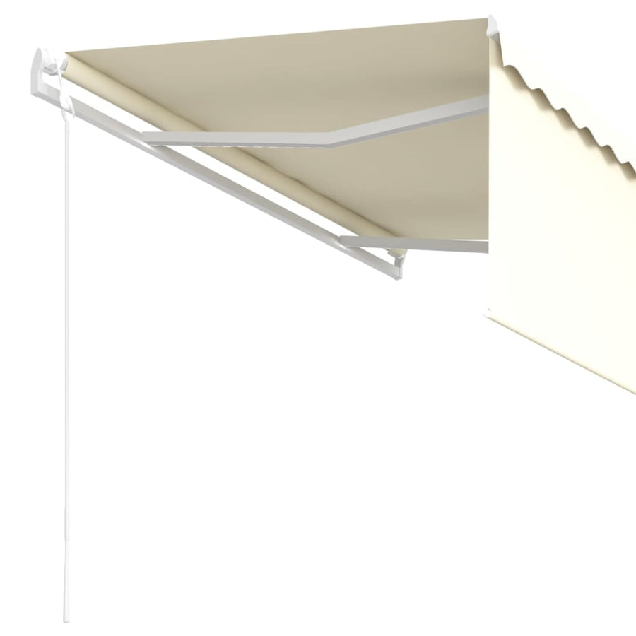 Luifel Automatisch Uittrekbaar Rolgordijn 3,5X2,5 M Kleur 3.5 x 2.5 m Crème