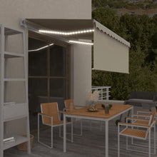 Luifel Automatisch Rolgordijn Led Windsensor 3,5X2,5 M 3.5 x 2.5 m Crème
