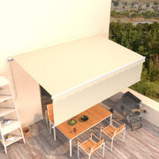 Luifel 5x3 m crèmekleurig handmatig