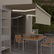 Luifel automatisch 5x3 m crème met LED en windsensor
