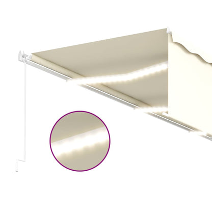 Luifel Handmatig Uittrekbaar Met Rolgordijn En Led 6 x 3 m