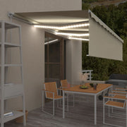 Luifel 6x3 m handmatig uittrekbaar met led