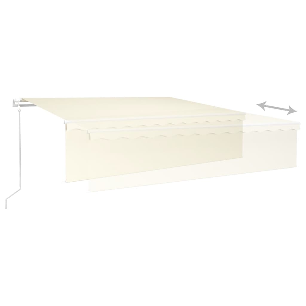 Luifel Automatisch Met Rolgordijn Led Windsensor 6 x 3 m