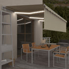 Luifel 6x3 m automatisch met rolgordijn en led